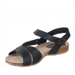 Sandalias Planas Mujer Inter-Bios 4487 Negro