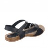Sandalias Planas Mujer Inter-Bios 4487 Negro