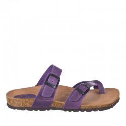 Sandalias Planas Mujer Inter-Bios 7212 Morado