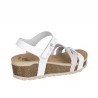 Cuñas Mujer Inter-Bios 5803 Blanco-Gris