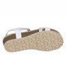 Cuñas Mujer Inter-Bios 5803 Blanco-Gris