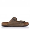 Sandalias Planas Mujer Inter-Bios 7206 Kaki