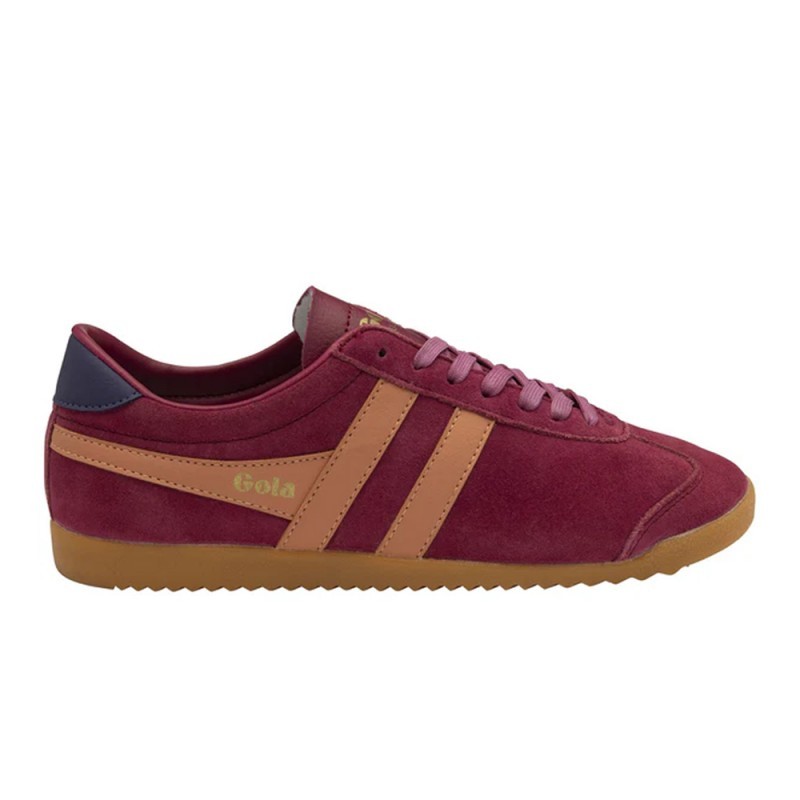 Sneakers Mujer Gola Bullet Suede Rosa