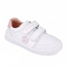 Sneakers Niña Garvalin 252510 Blanco-Rosa