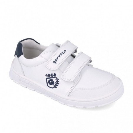 Sneakers Niña Garvalin 252510 Blanco-Azul