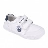 Sneakers Niña Garvalin 252510 Blanco-Azul