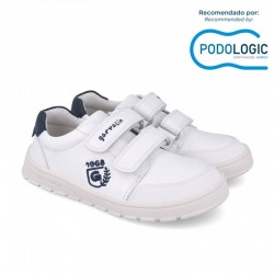 Sneakers Niña Garvalin 252510 Blanco-Azul