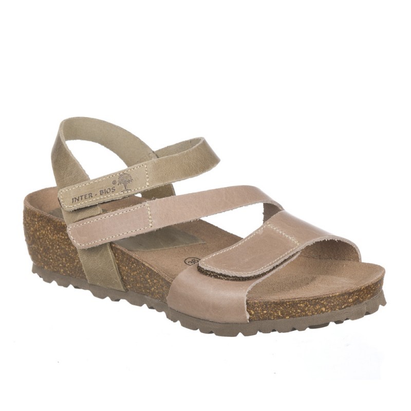 Cuñas Mujer Inter-Bios 5378 Beig-Kaki