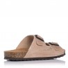 Sandalias Planas Mujer Inter-Bios 7206 Beig