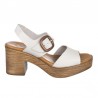 Sandalias de Tacón Mujer Zapp 930 Beig
