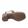 Sandalias de Tacón Mujer Zapp 930 Beig