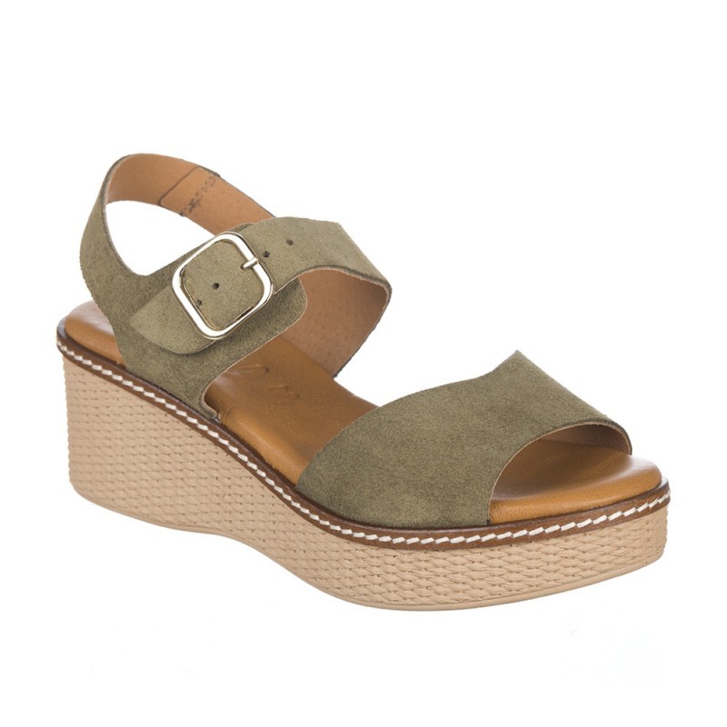 Cuñas Mujer Zapp 2661 Kaki