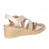 Cuñas Mujer Zapp 1110 Oro