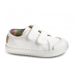 Zapatillas Lona Ba Niña Pablosky Lona 980100 Blanco