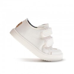 Zapatillas Lona Ba Niña Pablosky Lona 980100 Blanco