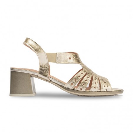 Sandalias de Tacón Mujer Pitillos 10530 Oro