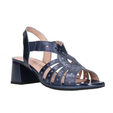 Sandalias de Tacón Mujer Pitillos 10530 Marino