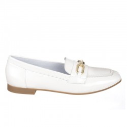 Mocasines Mujer Pitillos 10474 Blanco
