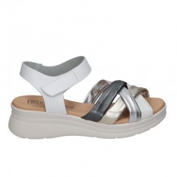 Sandalias Planas Mujer Pitillos 10610 Blanco