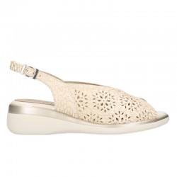 Sandalias Planas Mujer Pitillos 10342 Oro