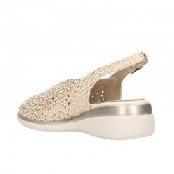 Sandalias Planas Mujer Pitillos 10342 Oro