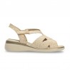 Cuñas de Esparto Mujer Pitillos 10341 Oro