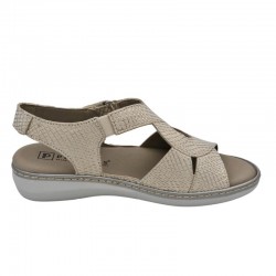 Sandalias Planas Mujer Pitillos 10303 Oro