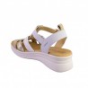 Sandalias Planas Mujer Pitillos 10614 Blanco