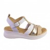 Sandalias Planas Mujer Pitillos 10614 Blanco