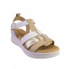 Sandalias Planas Mujer Pitillos 10614 Blanco
