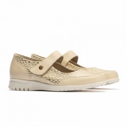 Zapatos Casual Mujer Pitillos 20101 Beig