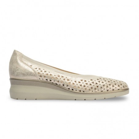 Zapatos Casual Mujer Pitillos 10371 Oro