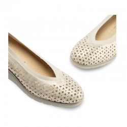 Zapatos Casual Mujer Pitillos 10371 Oro