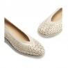 Zapatos Casual Mujer Pitillos 10371 Oro
