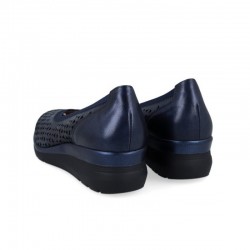 Zapatos Casual Mujer Pitillos 10371 Marino