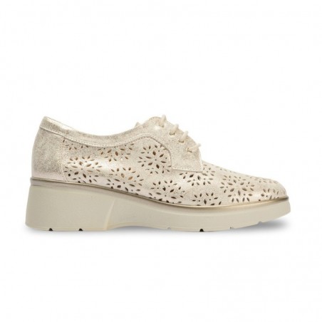 Zapatos Casual Mujer Pitillos 10390 Oro