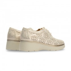 Zapatos Casual Mujer Pitillos 10390 Oro
