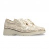 Zapatos Casual Mujer Pitillos 10390 Oro