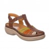 Sandalias Planas Mujer Laura Azaña 11987 Cuero