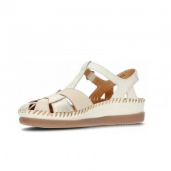 Sandalias Planas Mujer Pikolinos W8K-0847 Beig