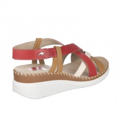 Cuñas Mujer Fluchos F2135 Rojo