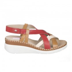 Cuñas Mujer Fluchos F2135 Rojo