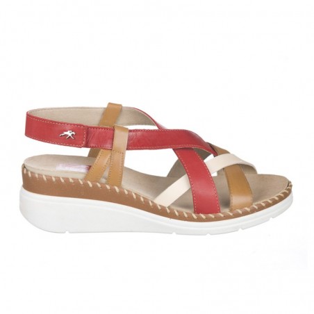 Cuñas Mujer Fluchos F2135 Rojo