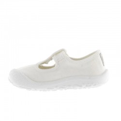 Zapatillas Lona Ba Niña Victoria 1370108 Blanco