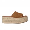 Sandalias Planas Mujer Chika10 Bonna 25 Cuero