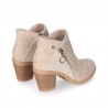 Botines de Tacón Mujer Chika10 Tonia 16 Beig