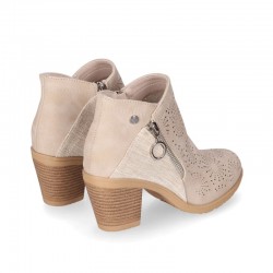 Botines de Tacón Mujer Chika10 Tonia 16 Beig