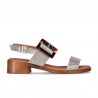 Sandalias de Tacón Mujer Chika10 Binka 04 Oro