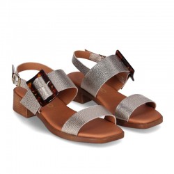 Sandalias de Tacón Mujer Chika10 Binka 04 Oro