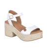 Sandalias de Tacón Mujer Popa Arale Blanco